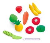 Brinquedo Comidinhas Frutas E Legumes De Cortar Infantil