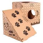 Brinquedo Cubo e Rampa de Papelão para Gatos - 2 Unidades - Tubline