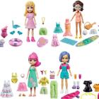 Mini Boneca - Polly Pocket - Polly com Veículo - Limousine Fashion - Mattel  - superlegalbrinquedos