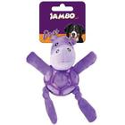 Brinquedo De Cachorro Pelúcia Net Ball Hippo Jambo Pet