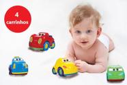 Brinquedo De Carrinhos Baby Cars 4 Carrinhos Para Bebês