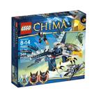 Brinquedo de construção LEGO Chima Eris Eagle Interceptor com 3 minifiguras