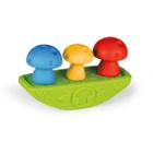 Brinquedo de encaixar educativo familia cogumelos macio bebe