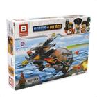 Brinquedo De Encaixe Heróis VS Vilões Helitruck Mister V 107 Pecas +De 4 Anos Polibrinq - BM007