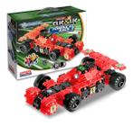 Brinquedo De Montar Clic E Lig Formula Race Carrinho 100 Pcs