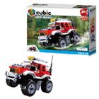 Brinquedo de Montar Cubic Adventure Off-Road 145 Peças Vermelho Multikids - BR1481