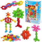 Brinquedo de Montar Plukt Estrelas Educativo Criativo 100 Pcs - Paki Toys 1244