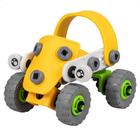 Brinquedo de Montar Steam 2 em 1 Four Wheels 56 peças + 3 Anos Colorido Play Duc KaBaby - PB50121