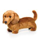 Brinquedo de pelúcia Comfort Puppet Cute Dachshund 25x20cm para crianças