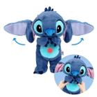 Brinquedo De Pelúcia Disney Stitch Azul Pelúcia 30 cm Mexe A Orelha Lilo & Stitch - Multikids - Multikids Baby