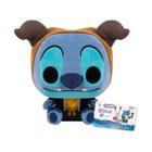 Brinquedo de pelúcia Funko Pop! Disney Stitch em traje de 18 cm - A Bela e a Fera