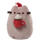 Brinquedo de pelúcia Gund Pusheen, lanche de Natal com chocolate quente