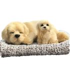 Brinquedo de pelúcia para cães KKUSSOLL Animal adormecido realista com cobertor