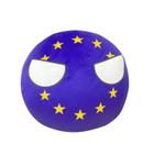 Brinquedo de pelúcia Polandball EU Ball CountryBall 30 cm com almofada