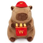 Brinquedo de pelúcia Ponjauk French Fries Capybara 35cm para crianças