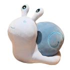 Brinquedo de pelúcia Seeneey Cute Caracoon Snail Doll azul 20cm