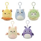 Brinquedo de pelúcia Squishmallows Original Clip-On de 3,5 polegadas, pacote com 5