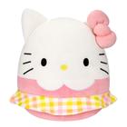 Brinquedo de pelúcia Squishmallows Sanrio Hello Kitty 35 cm com saia de guingão