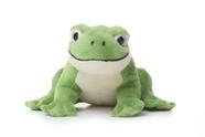 Brinquedo de pelúcia TAMMYFLYFLY Cute Realistic Green Frog 15cm