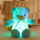 Brinquedo de pelúcia Wokex Big Glowing Teddy Bear Luminous LED Blue