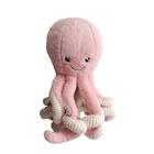 Brinquedo de pelúcia Wokex Nordic Octopus de pelúcia 40cm - rosa