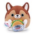 Brinquedo de pelúcia ZURU Snackles Series 2 Puppy & Sonic Burger 20 cm