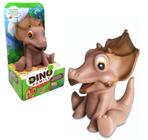 Brinquedo de Vinil para bebê - Dino Family Triceratops Baby
