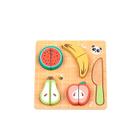 Brinquedo didático cortando alimento frutas tokky toy 10 peças