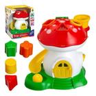 Brinquedo Didático Educativo Montar Encaixar Cogumelo Baby - Samba Toys