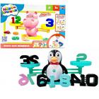 Brinquedo Jogo Infantil Torre De Gelo Balança Pinguim Br1289