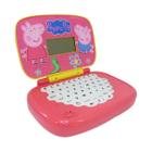 Brinquedo Didático Laptop Infantil Peppa Pig Bilíngue Minigame Educativo Com Atividades Original Candide