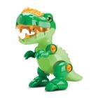 Brinquedo dinossauro de montar tiranosssauro c/ som toy rex presente - Samba Toys