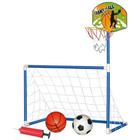Brinquedo Diverso KIT 2X1 Futebol e Basquete - Pais e Filhos