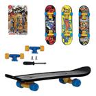 Kit Skate De Dedo 4 Peças Radical Material Reforçado Resistente Menino -  dtoys - Skate de Dedo - Magazine Luiza