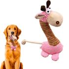 Brinquedo do cão girafa de pelúcia, Brinquedo interativo engraçado, Limpeza dos dentes, Pet Shop
