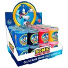 Brinquedo Doce Brinquedo Gelelé Slime Sonic Disco Surpresa Pote 152g und