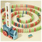 Brinquedo Domino Train PREPHY 180PCS, empilhamento automático de mais de 3 anos