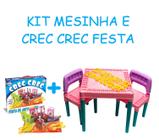 Brinquedo Educativo Bebês Faz de Conta Mesinha com Kit Festa