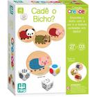 Brinquedo Educativo Cade o Bicho em Madeira 27PCS - Nig Brinquedos