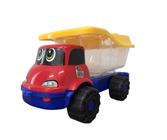 Caminhão Carreta com Controle Remoto - Big Truck com Luz - Laranja - 60cm -  Unik Toys - superlegalbrinquedos