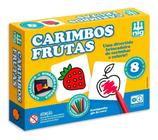 Brinquedo Educativo Carimbos Frutas com Giz de Cera - Nig
