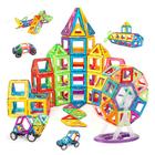 Brinquedo Educativo Criativo Infantil Bloco de Montar Magnético Brastoy 120 Peças Coloridas Peças Grandes de Encaixar