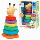 Brinquedo Educativo de Argolas Girafa Colorida Homeplay