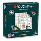 Brinquedo educativo de madeira - tabuleiro somar e brincar bdm28