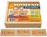 Brinquedo Educativo Dominó De Divisão 28 Peças - JOTTPLAY