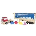 Brinquedo Educativo FROTA PEDAGOGICA CARRETA GEOMETRICA CARL - CARLU BRINQUEDOS