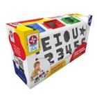 Brinquedo Educativo Infantil Caixa Encaixa Letras e Números - ESTRELA