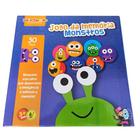 Brinquedo Educativo Jogo da Memória Monstros 30 pcs Menino Menina 3 Anos - Bate Bumbo