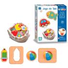 Brinquedo Educativo Jogo do Tato em Madeira 20PCS - Nig Brinquedos