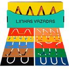 Brinquedo Educativo Linhas Vazadas com 10 placas